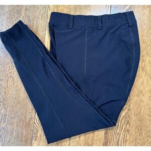 irideon Black Equestrian Leggings Breeched Riding Pants Stretch Pull On Sz XL